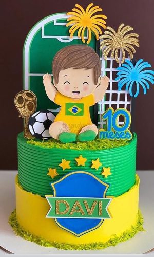 Arquivo de Corte: Topo Copa do Mundo Brasil Baby 045