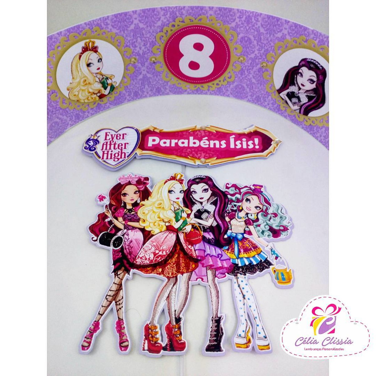 Arquivo de corte - TOPO DE BOLO 001 - EVER AFTER HIGH