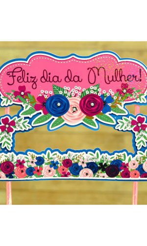 Arquivo de Corte Topo de Bolo 03 Dia da Mulher - STUDIO/PDF