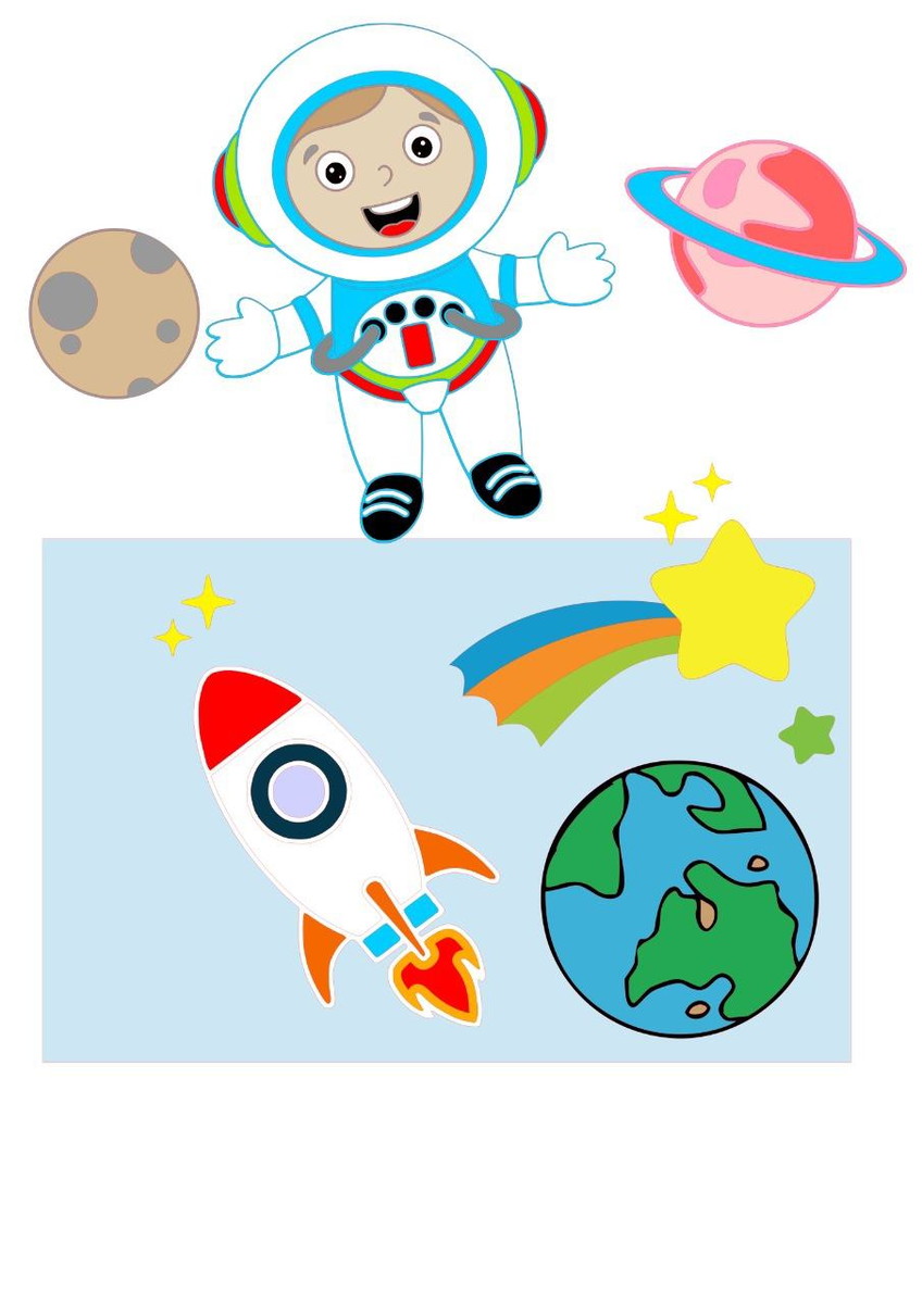 ARQUIVO DE CORTE TOPO DE BOLO ASTRONAUTA menino