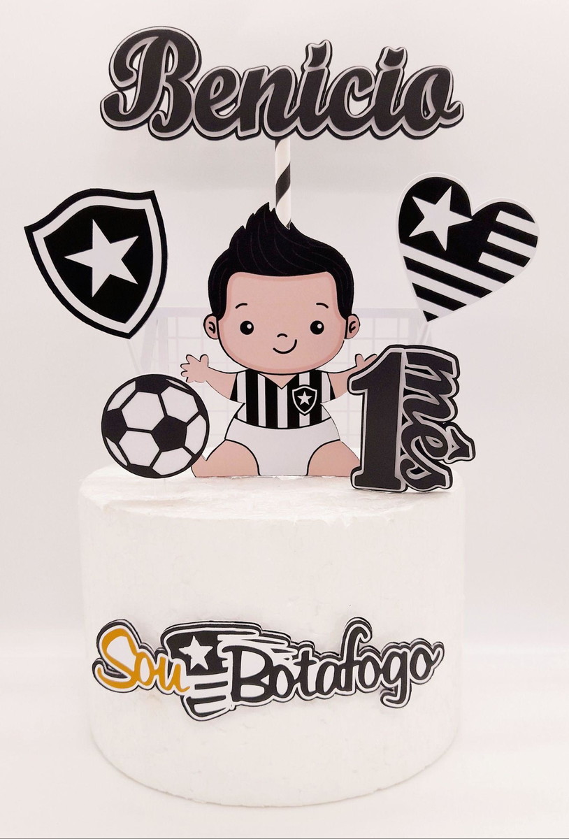 Arquivo De Corte Topo De Bolo Baby Botafogo Studio