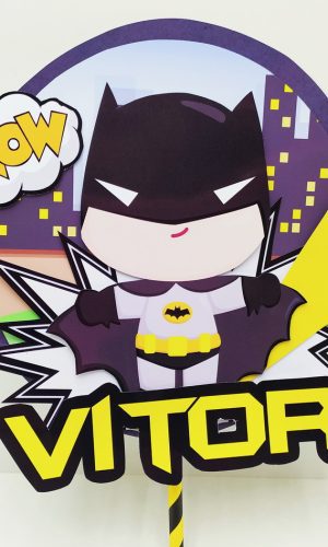 Arquivo de Corte Topo de Bolo Batman 01 - Studio e PDF
