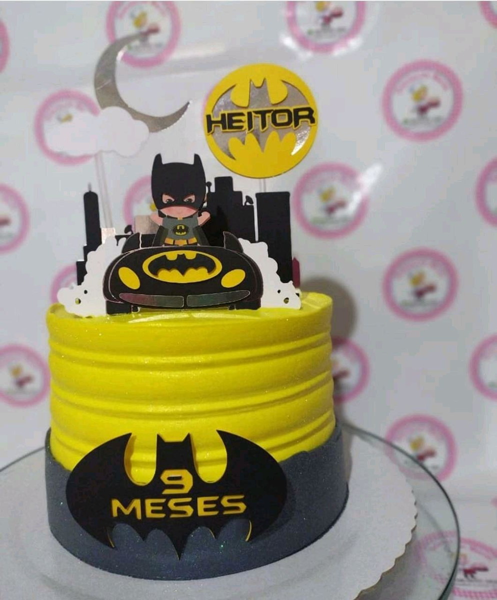 Arquivo de corte topo de bolo BATMAN CUTE