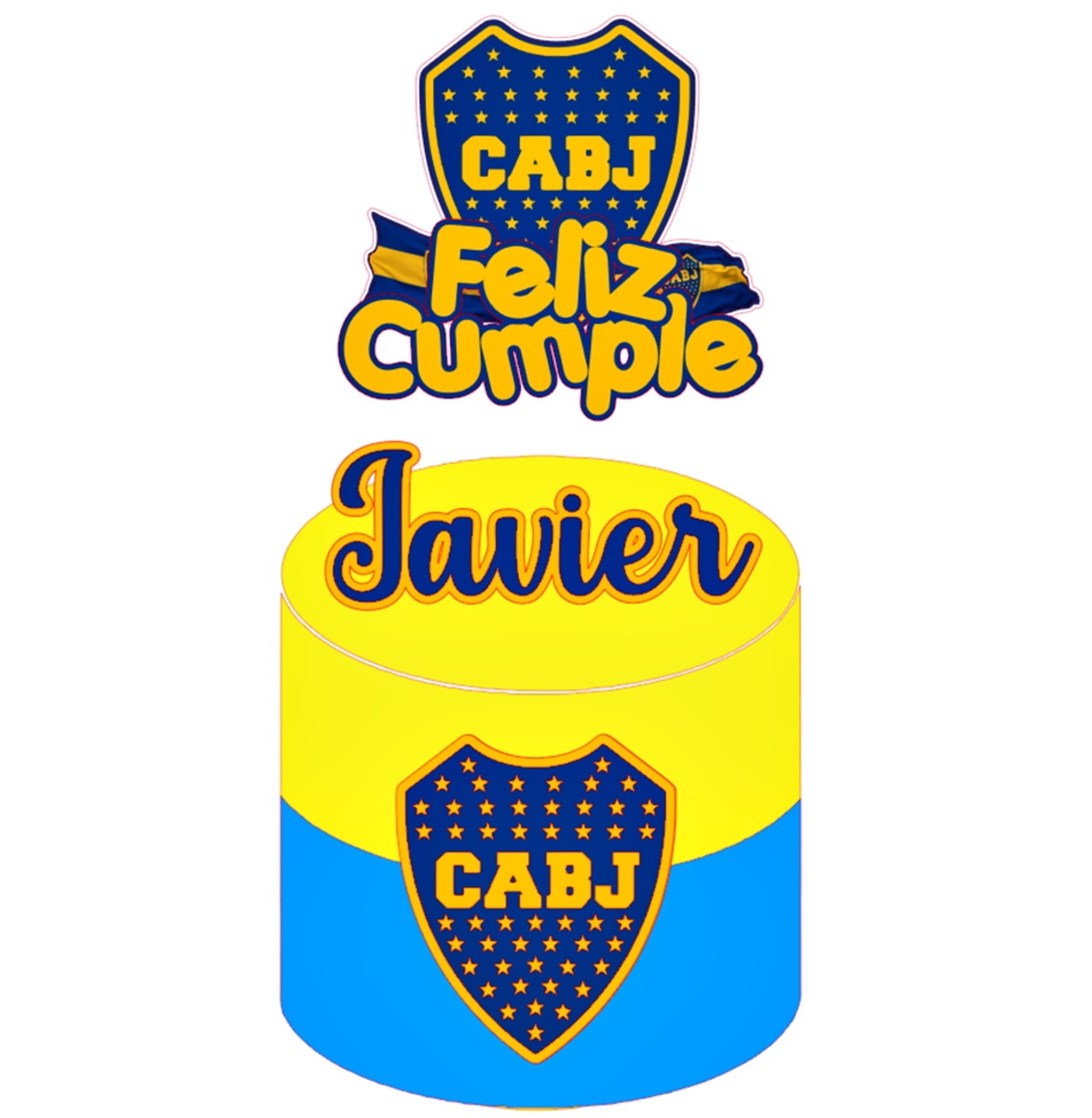 Arquivo de Corte - Topo de Bolo Boca Junior