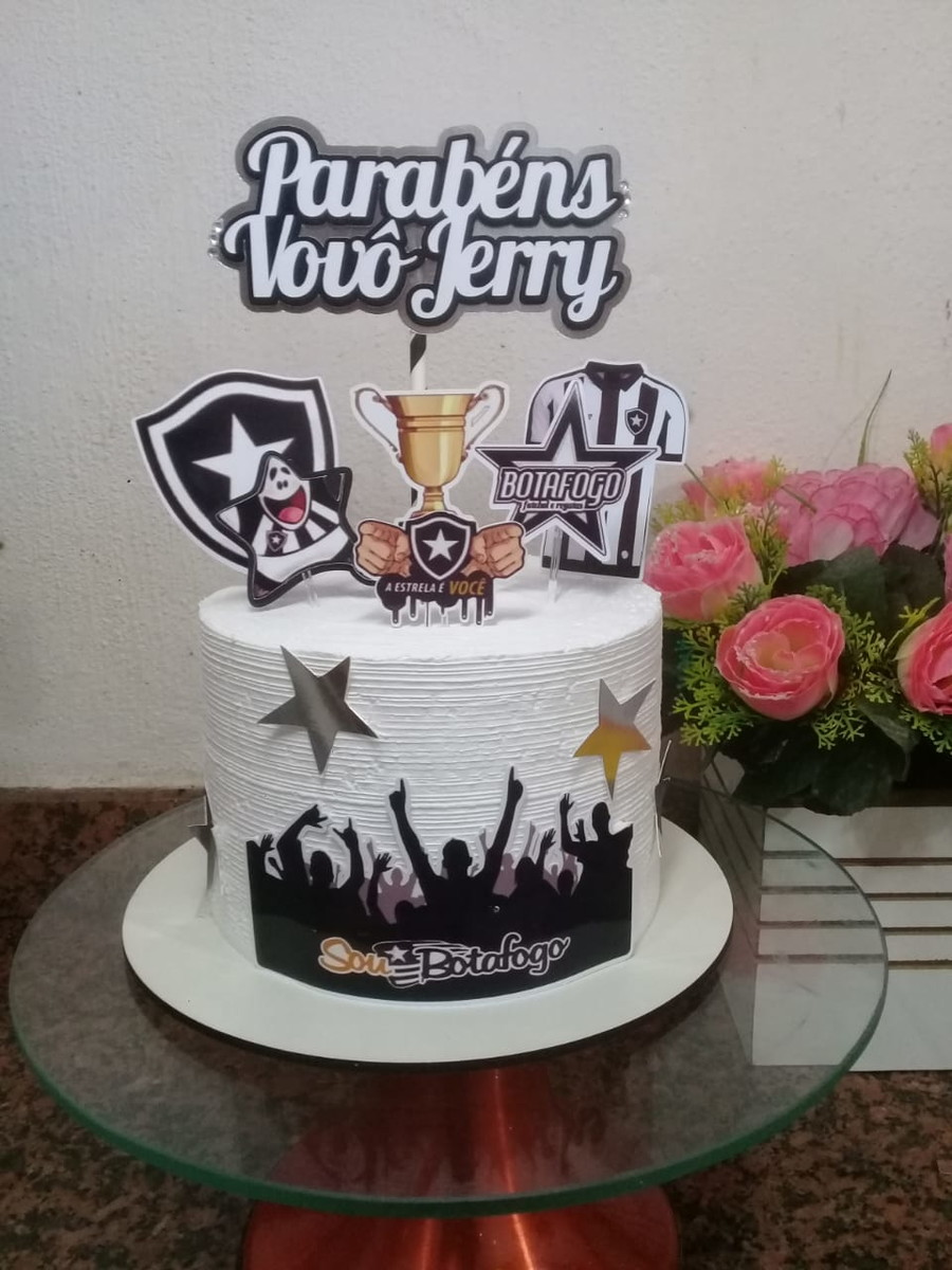 Arquivo De Corte Topo De Bolo Botafogo/fogão