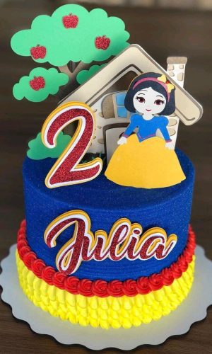 Arquivo de Corte Topo de Bolo Branca de Neve Camadas #419#