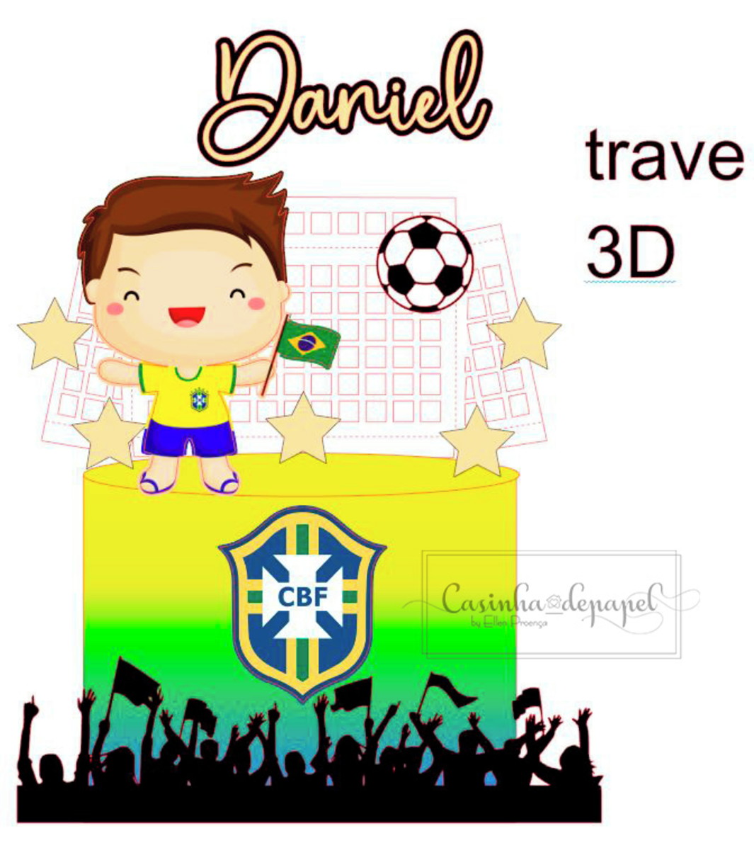 Arquivo De Corte Topo De Bolo Brasil