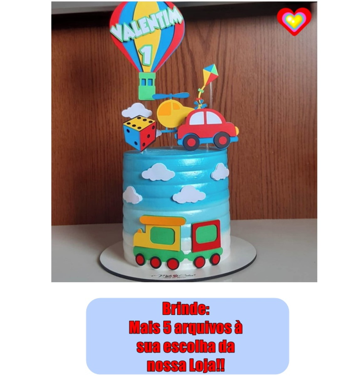 Arquivo de corte Topo de bolo Brinquedos