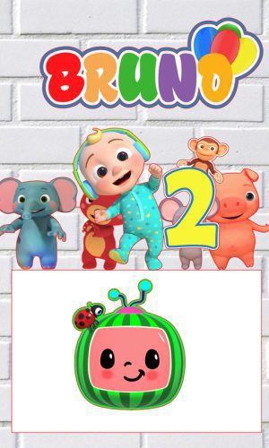 Arquivo de Corte Topo de Bolo Cocomelon Studio 001