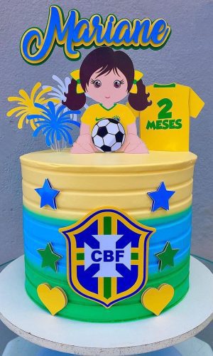 Arquivo de Corte Topo de Bolo Copa Menina Baby