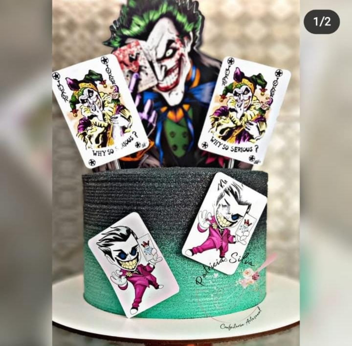 Arquivo De Corte Topo De Bolo Coringa