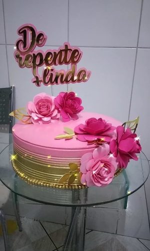 Arquivo de corte topo de bolo de repente mais linda