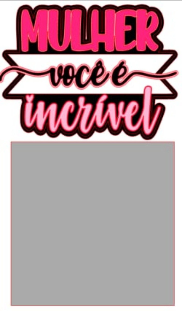 Arquivo de Corte Topo de Bolo Dia das Mulheres #17259
