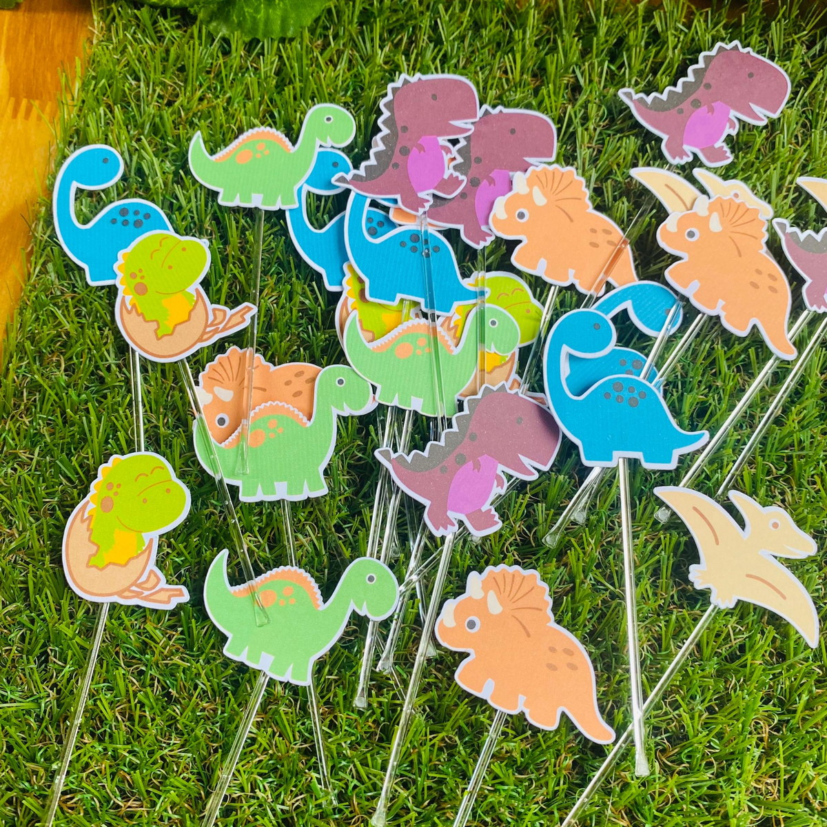 Arquivo de corte topo de bolo dinossauro cute 3 Por 9,90 - Imagem 5