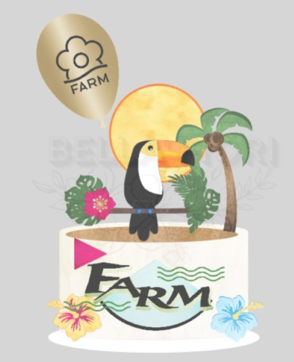 Arquivo de Corte Topo de Bolo Farm Camadas - Bf