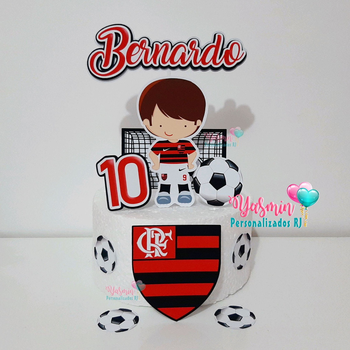 Arquivo de Corte Topo de Bolo Flamengo Cute