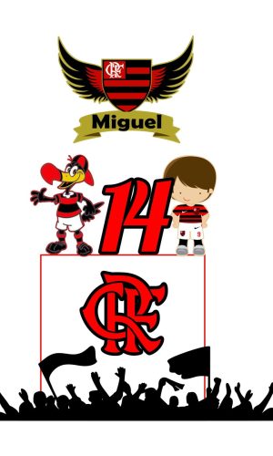 Arquivo de Corte Topo de Bolo Flamengo Studio 004