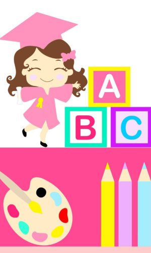 Arquivo de Corte Topo de Bolo Formatura Menina