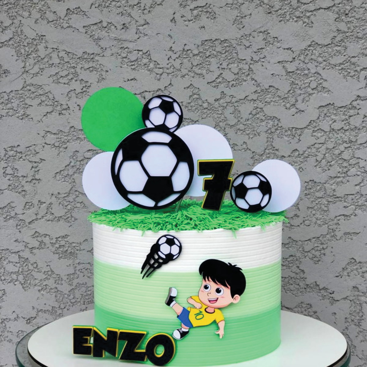Arquivo de Corte Topo de Bolo Futebol Studio - 023