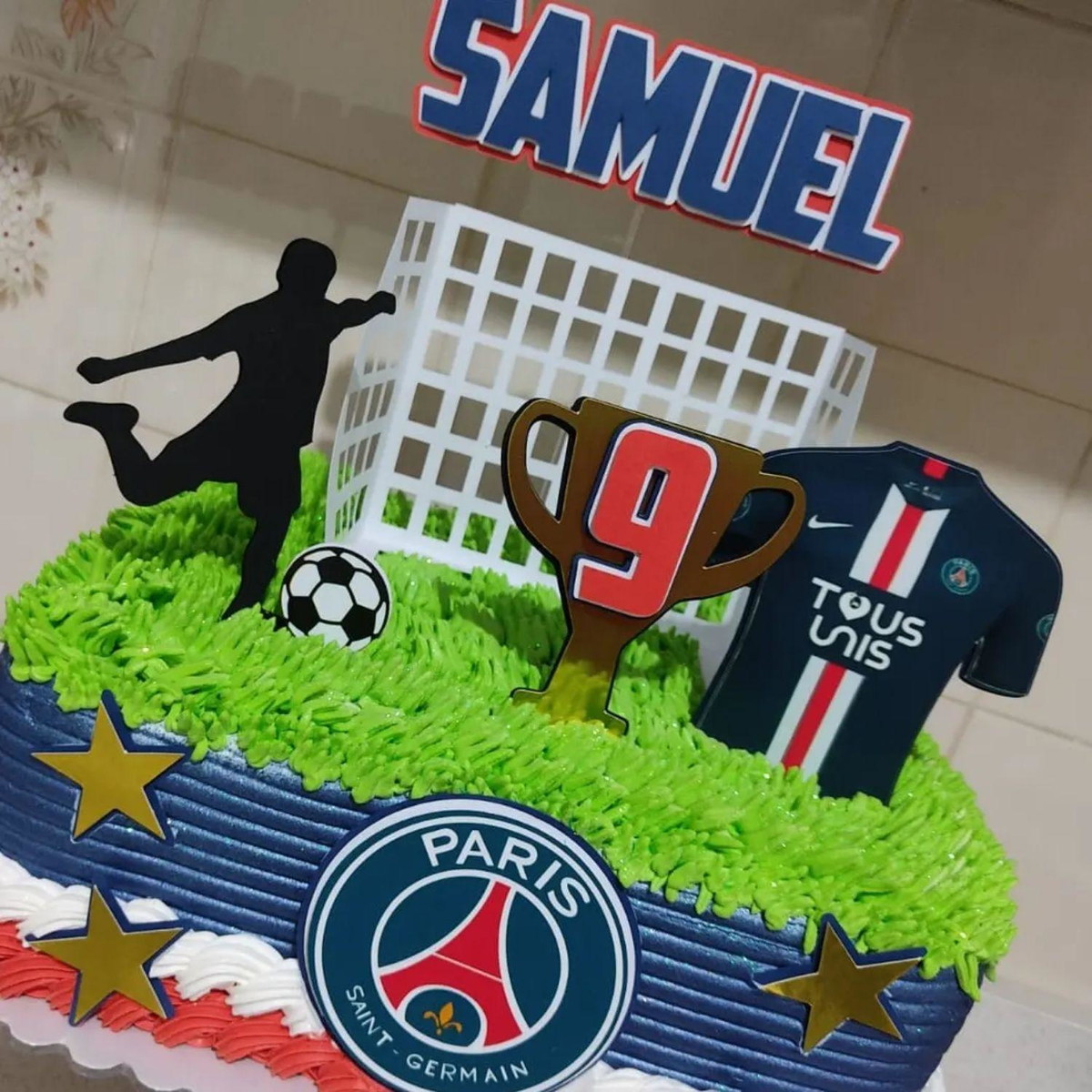 Arquivo De Corte Topo De Bolo Futebol - Imagem 2