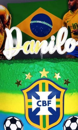 Arquivo de Corte Topo de Bolo Futebol