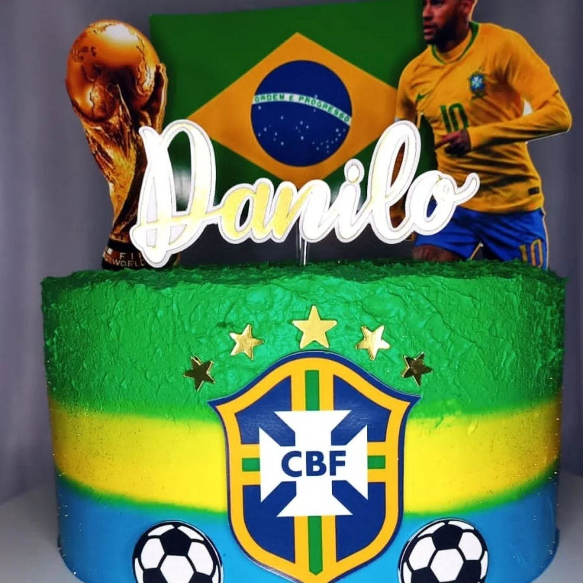 Arquivo de Corte Topo de Bolo Futebol