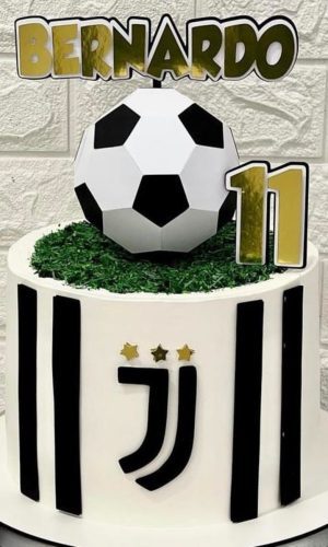 Arquivo De Corte Topo De Bolo Futebol Bola 3d