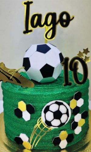 Arquivo de Corte Topo de Bolo Futebol