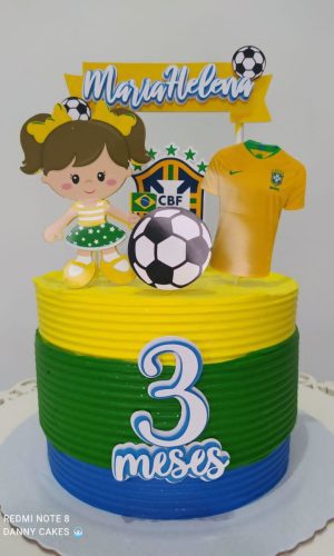 Arquivo de Corte Topo de Bolo Futebol