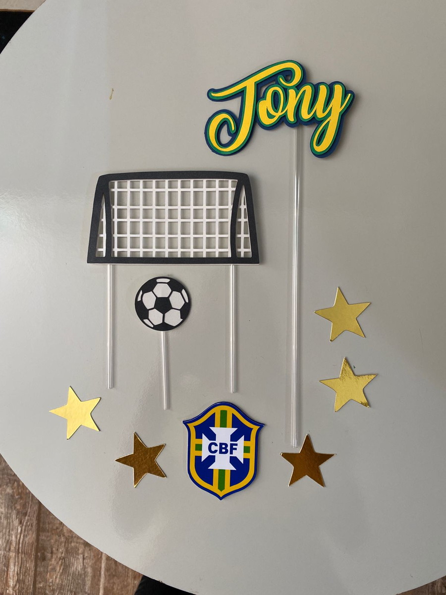Arquivo de Corte - Topo de Bolo Futebol Brasil