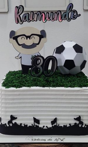Arquivo de Corte Topo de Bolo Futebol
