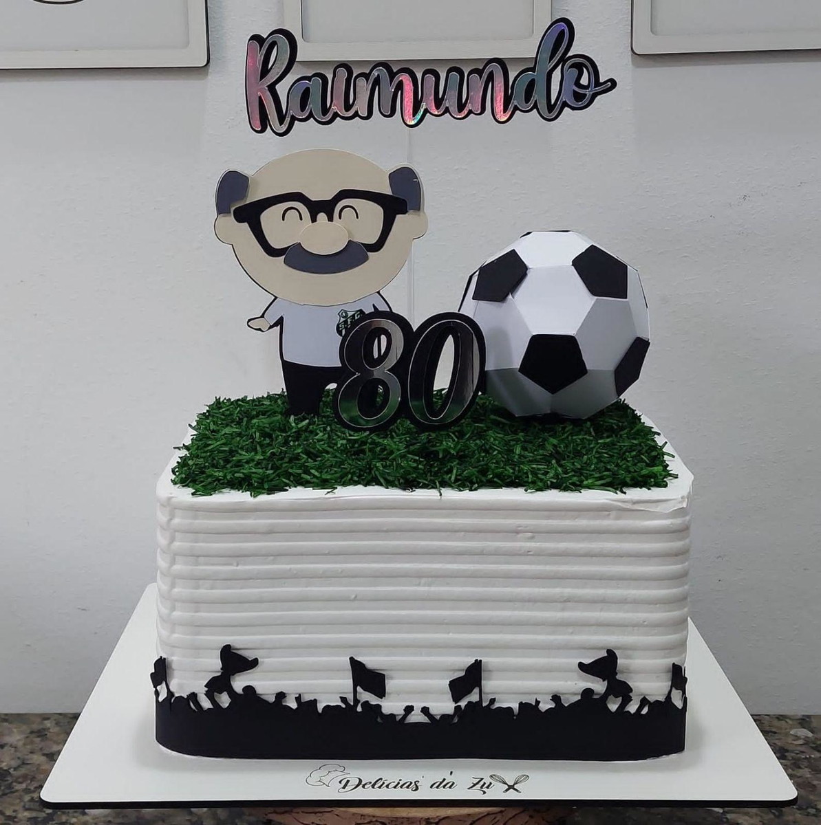 Arquivo de Corte Topo de Bolo Futebol