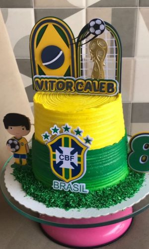 Arquivo de Corte Topo de Bolo Futebol Copa