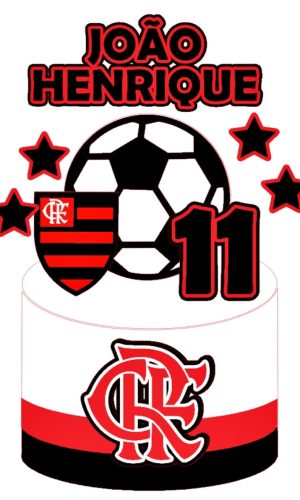 Arquivo de Corte - Topo de Bolo Futebol Famengo