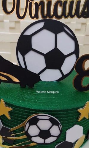Arquivo de Corte Topo de Bolo Futebol