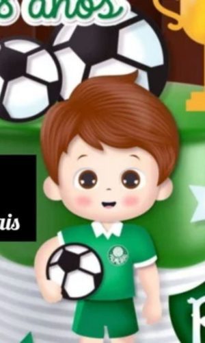 Arquivo de Corte-topo de Bolo Futebol Menino Camadas