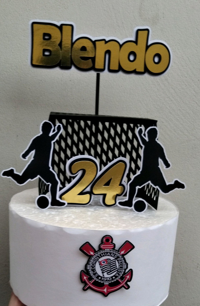 Arquivo de Corte STUDIO - Topo de Bolo Futebol (R100)