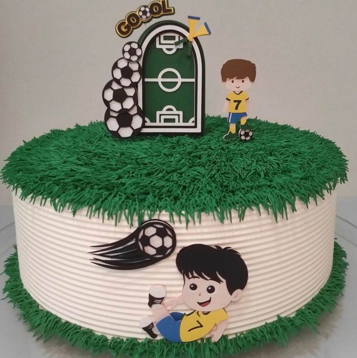 Arquivo de Corte Topo de Bolo Futebol