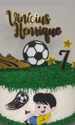 Arquivo de Corte Topo de Bolo Futebol