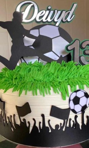 Arquivo de Corte Topo de Bolo Futebol
