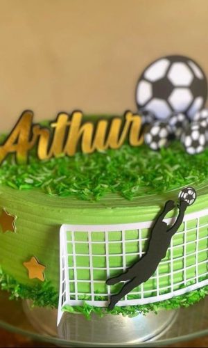 Arquivo de Corte Topo de Bolo Futebol
