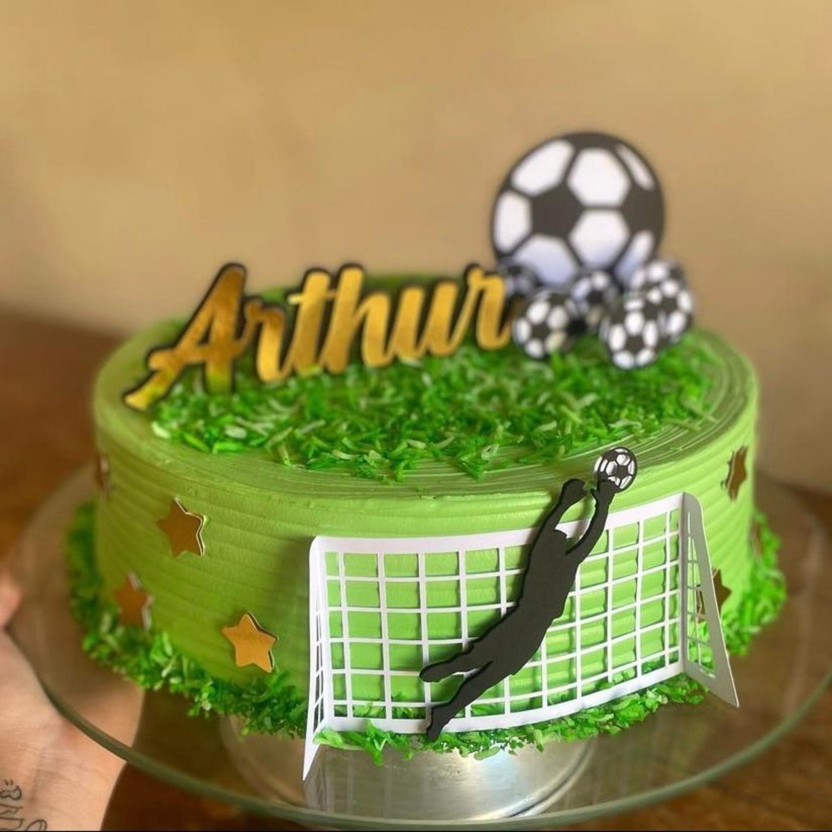 Arquivo de Corte Topo de Bolo Futebol