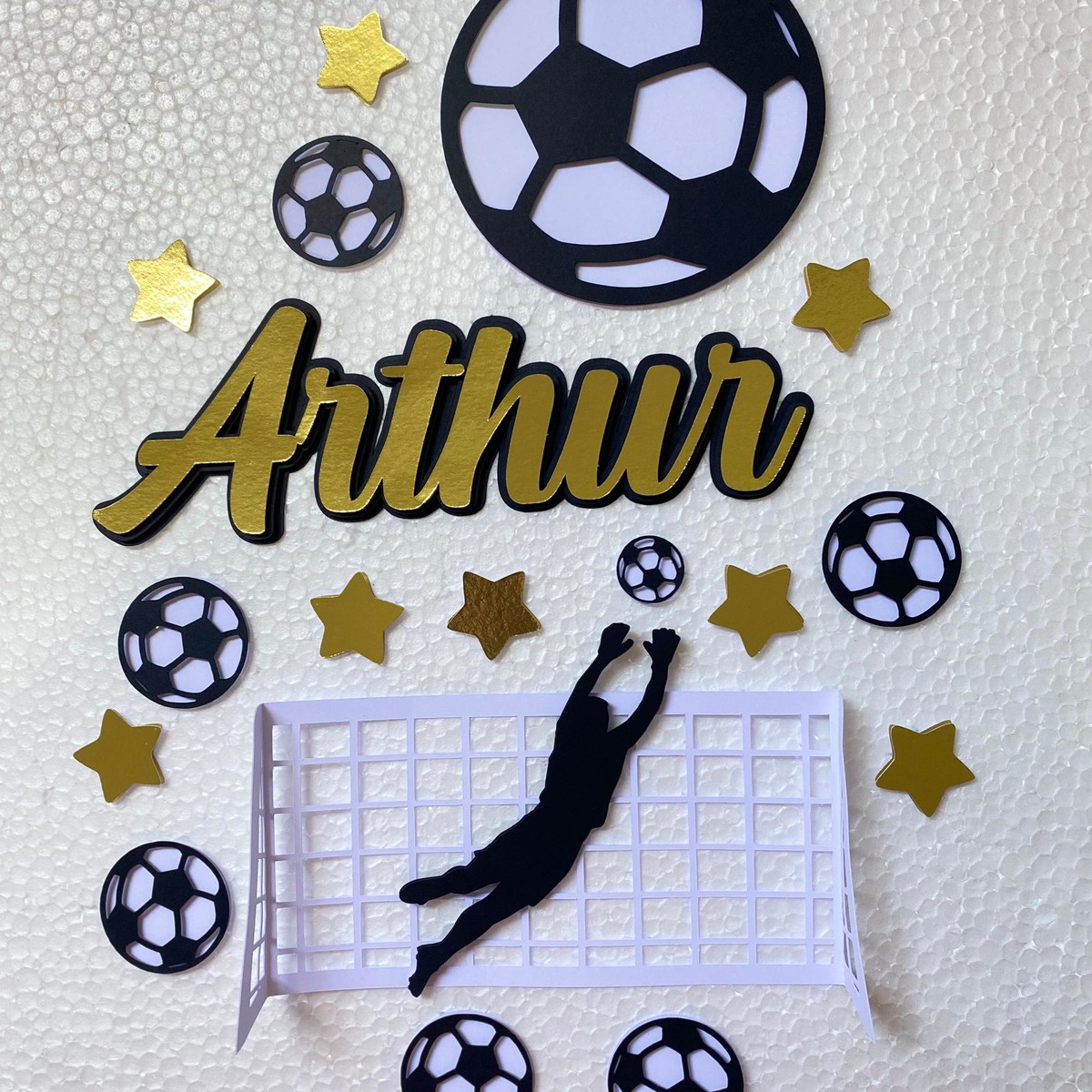 Arquivo de Corte Topo de Bolo Futebol - Imagem 2