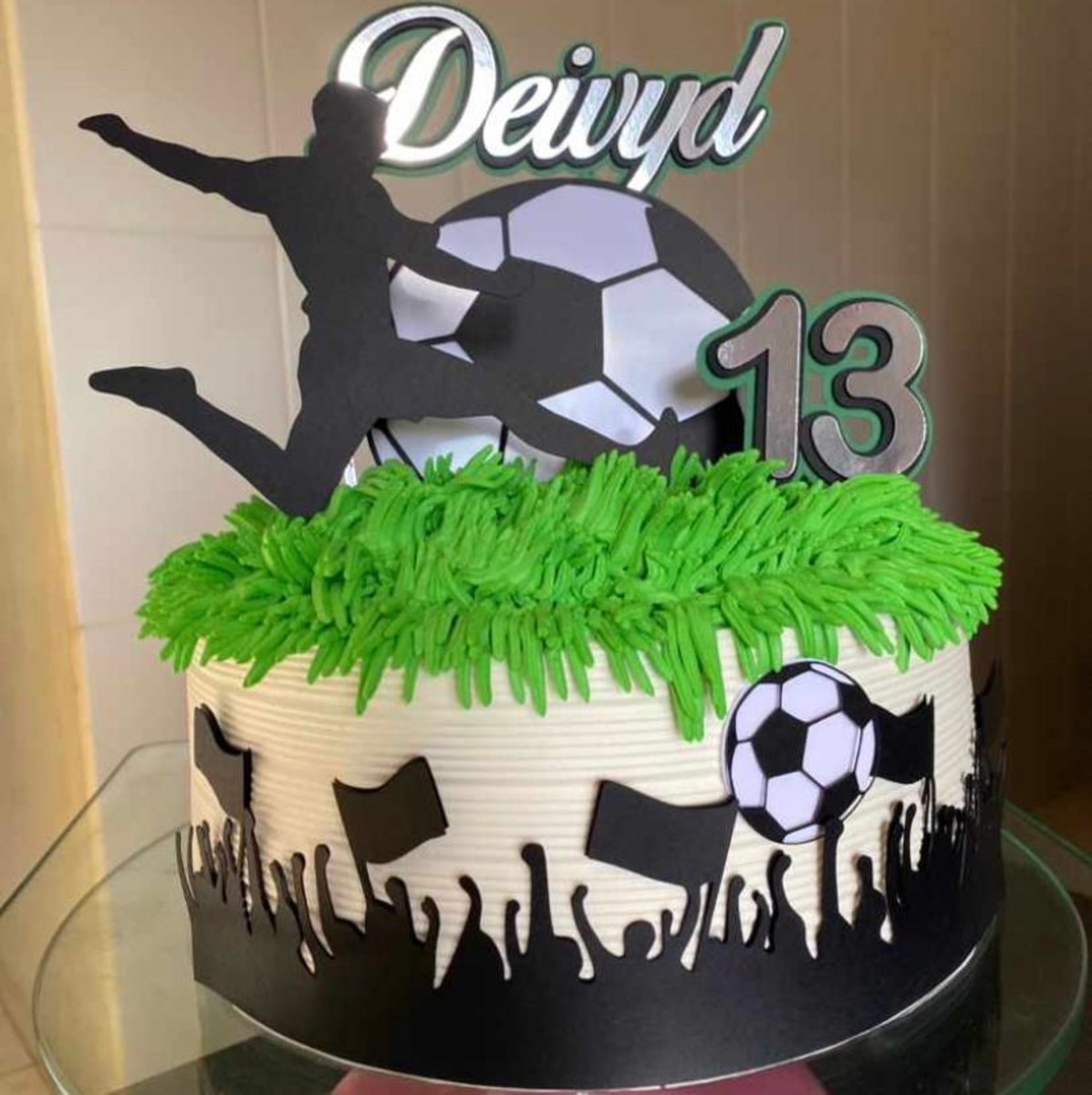 Arquivo de Corte Topo de Bolo Futebol