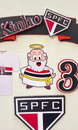 Arquivo de Corte Topo de Bolo Futebol São Paulo