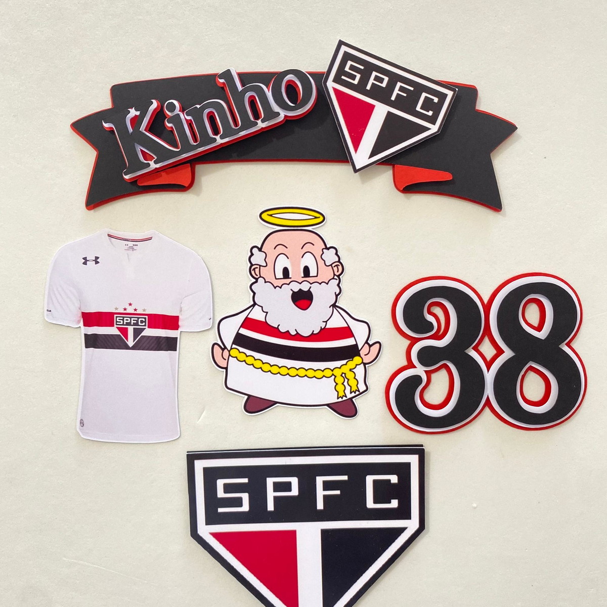 Arquivo de Corte Topo de Bolo Futebol São Paulo