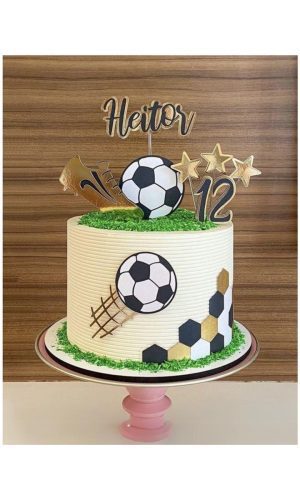 Arquivo de Corte Topo de Bolo Futebol