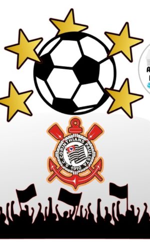 Arquivo de Corte Topo de Bolo Futebol