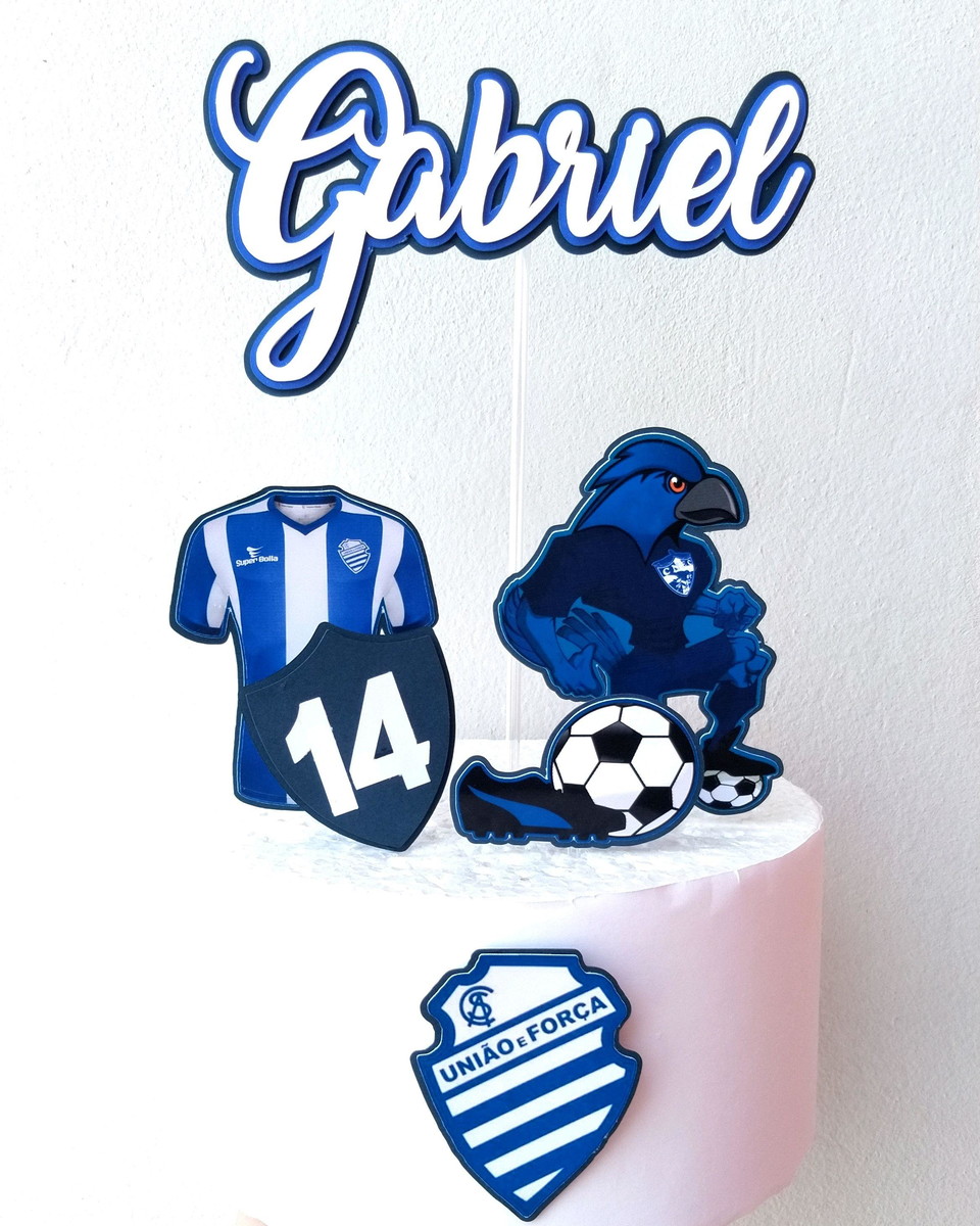 Arquivo de Corte STUDIO - Topo de Bolo Futebol (R120)