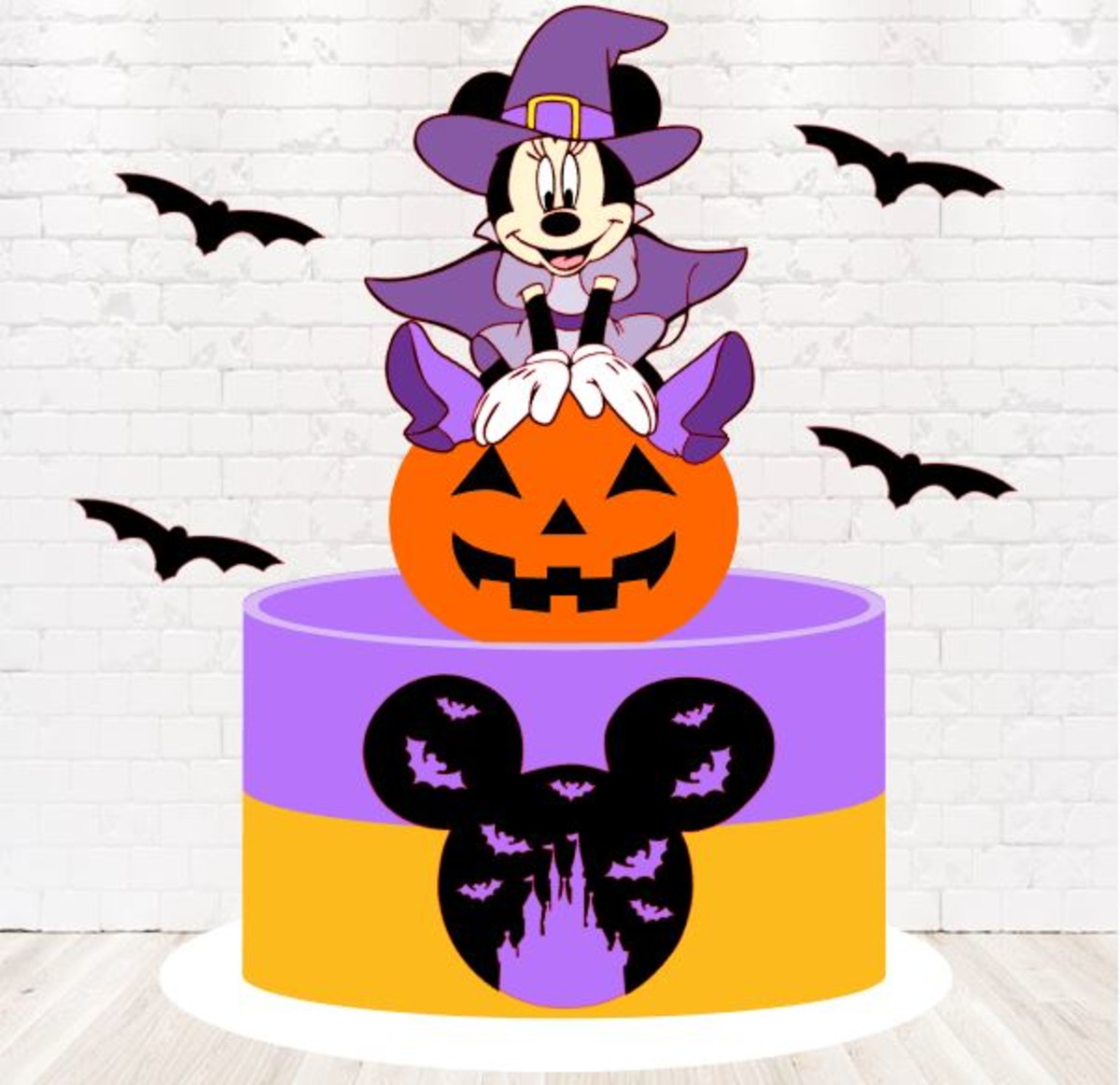 Arquivo de Corte Topo de Bolo Halloween em Camadas 1452